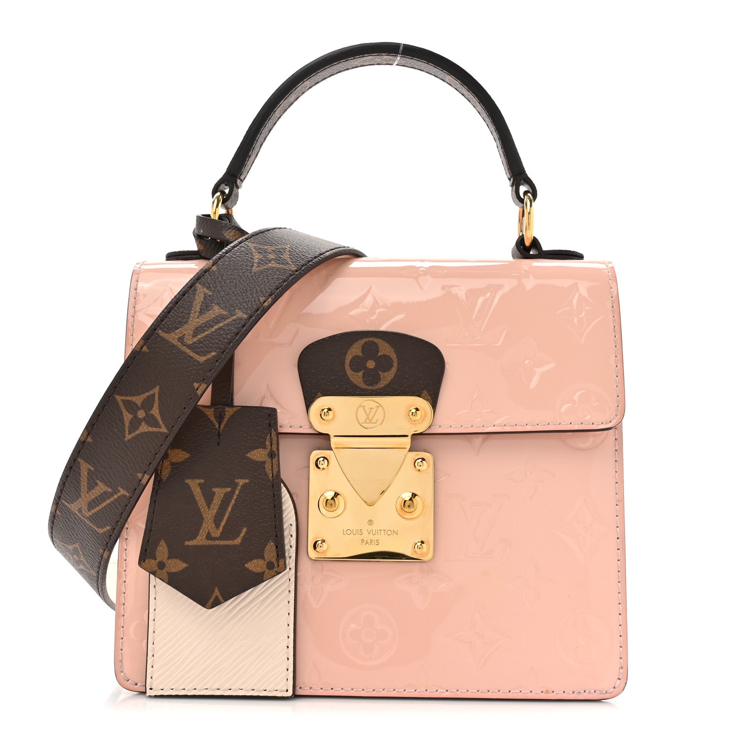 Louis Vuitton Vernis Epi Monogram Spring Street Rose Ballerine 1 of 12