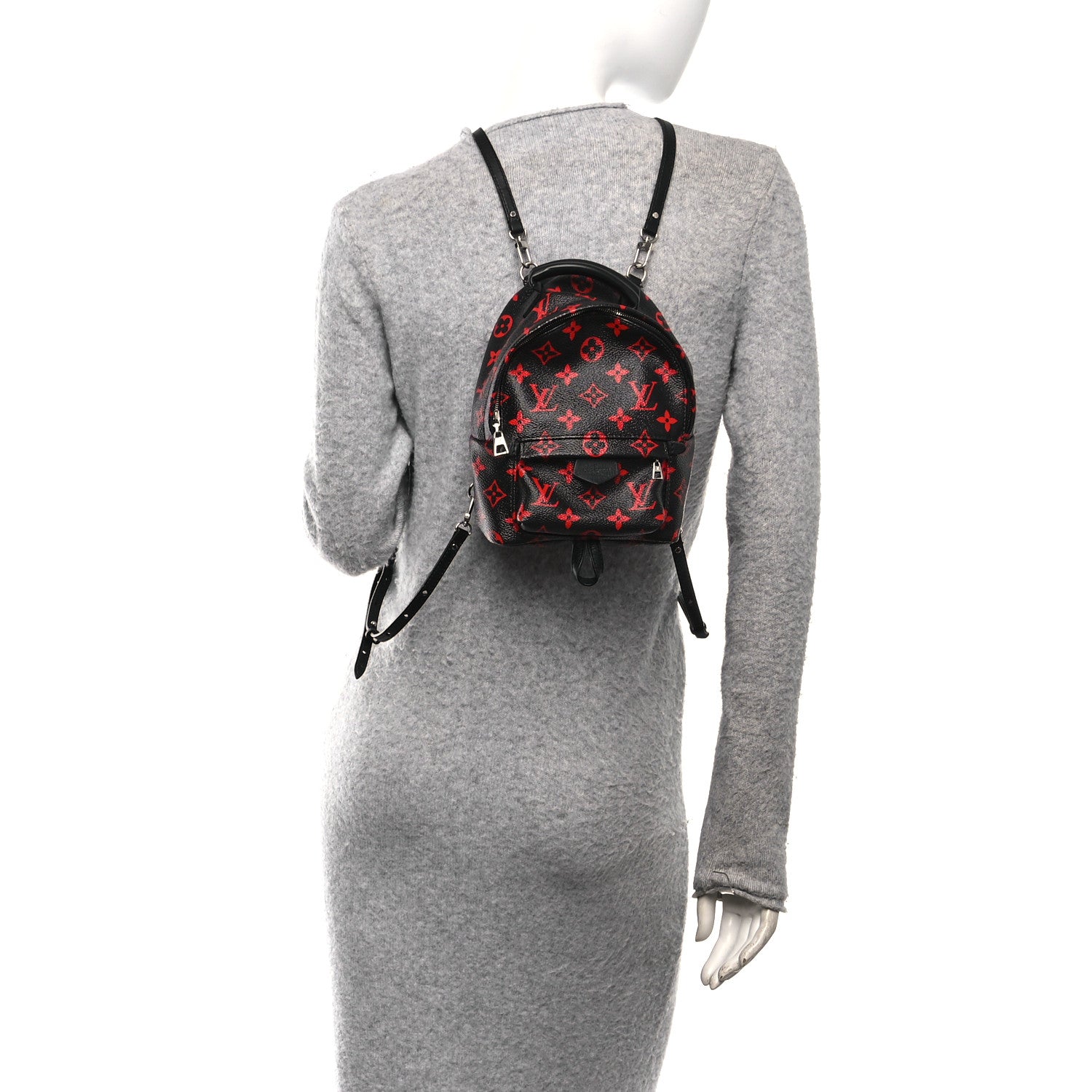 louis vuitton black and red backpack Damier Graphite Utility 1040641 FASHIONPHILE Crafted from soft calf leather Mini Backpack Louis Vuitton Backpack