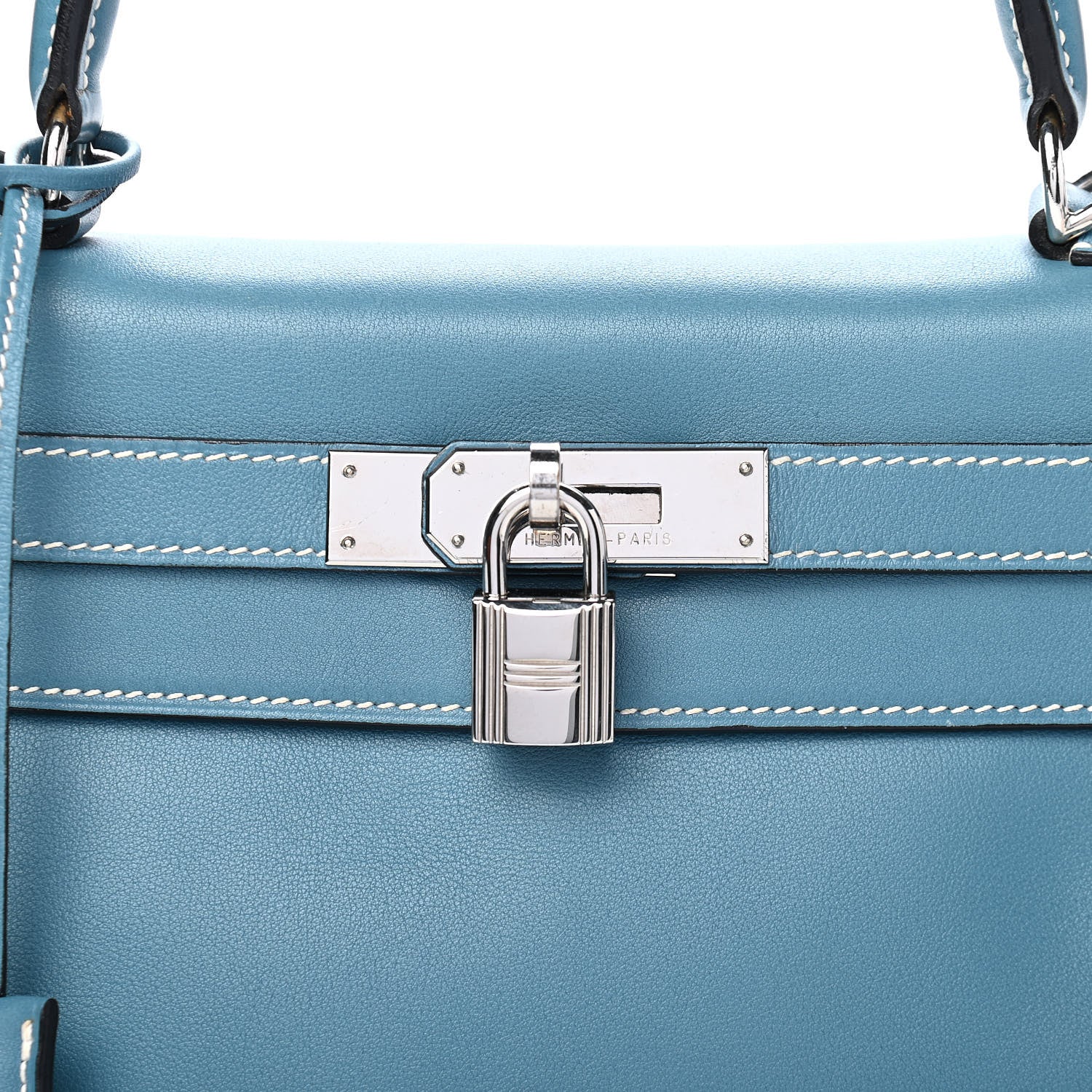 Hermes Swift Kelly Retourne 28 Blue Jean 14 of 14