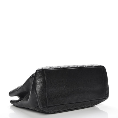 Chanel Caviar Quilted Grand Shopping Tote GST Black 4 of 8