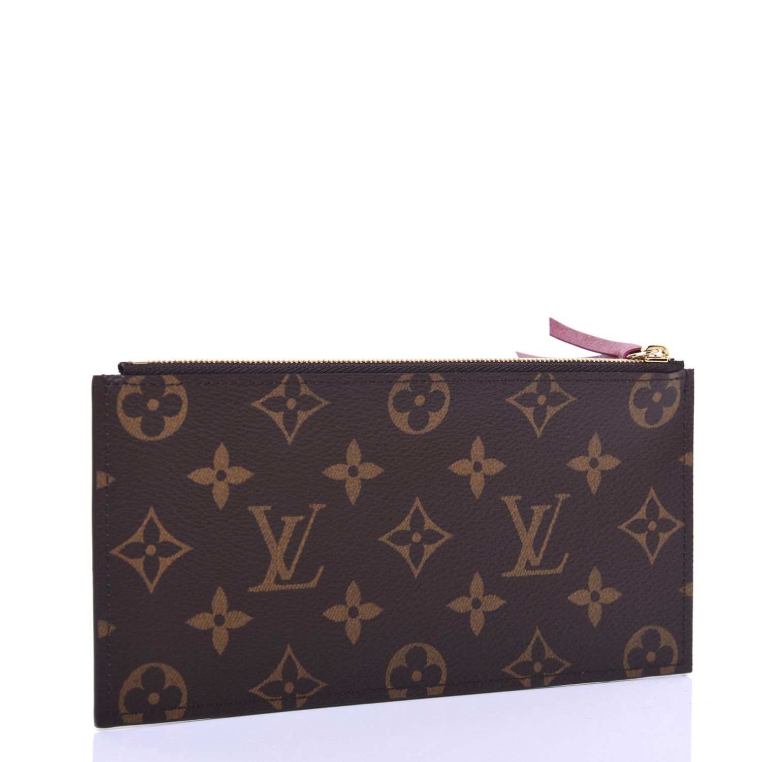 Louis Vuitton Monogram Felicie Chain Wallet Zippered Insert Fuchsia 3 of 8