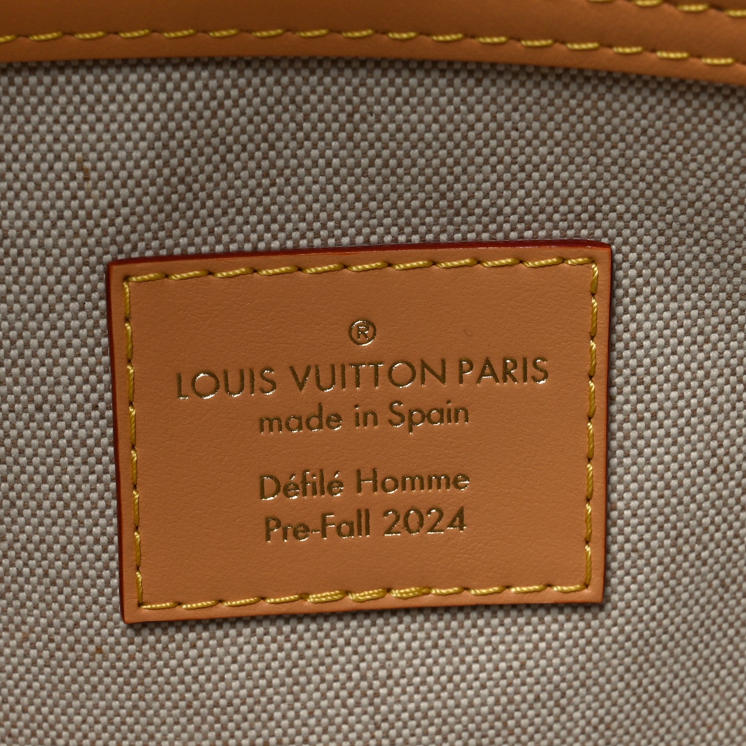 Louis Vuitton Damier Denim 3D Weekend Tote Bleu 6 of 9