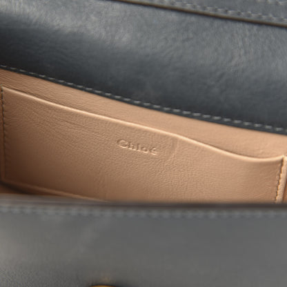 Chloe Calfskin Small Nile Bracelet Minaudiere Bag Silver Blue 8 of 10