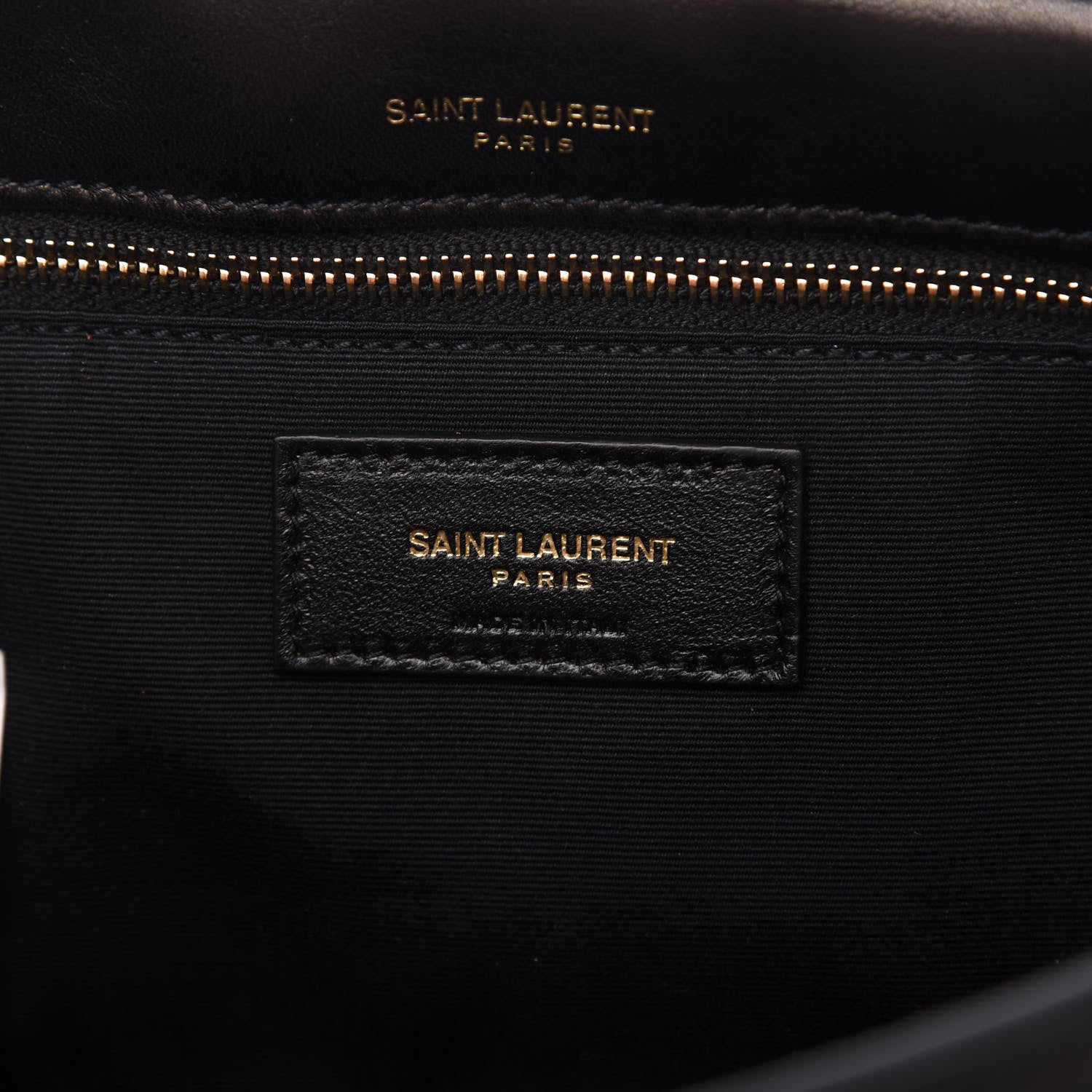 Saint Laurent Lambskin Monogram Tassel Kate 99 Black 9 of 11