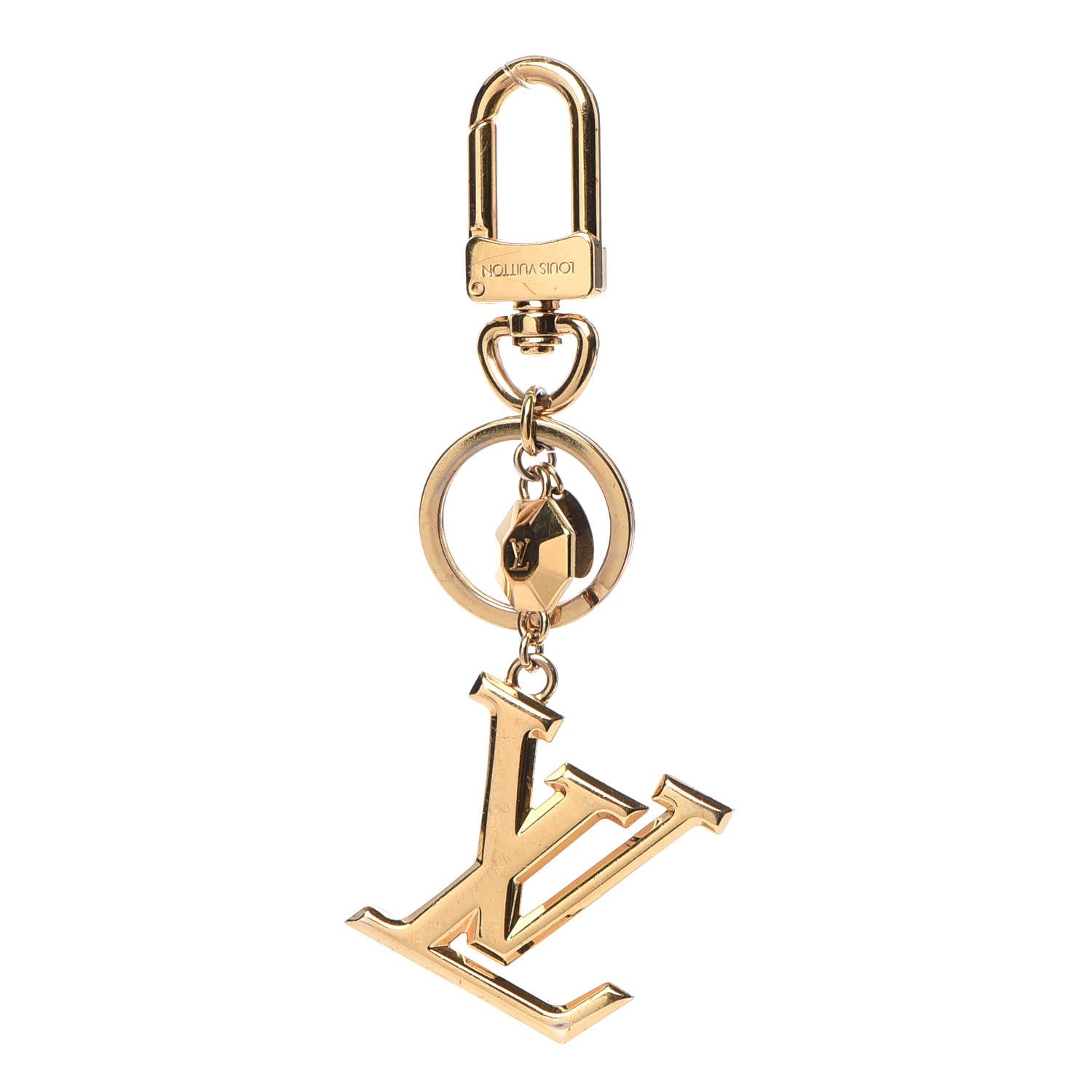 Louis Vuitton LV Facettes Key Holder Gold 1 of 4