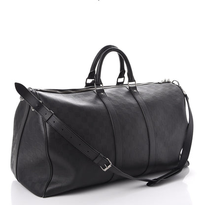 Louis Vuitton Damier Infini Keepall Bandouliere 55 Onyx 3 of 14