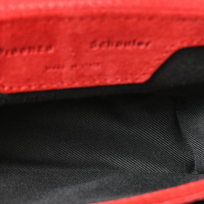 Proenza Schouler Suede Corduroy Micro PS1 Satchel Red 5 of 9