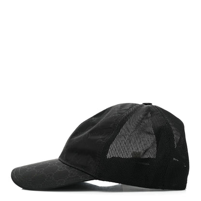 Gucci Nylon Monogram Baseball Hat L Black 4 of 9