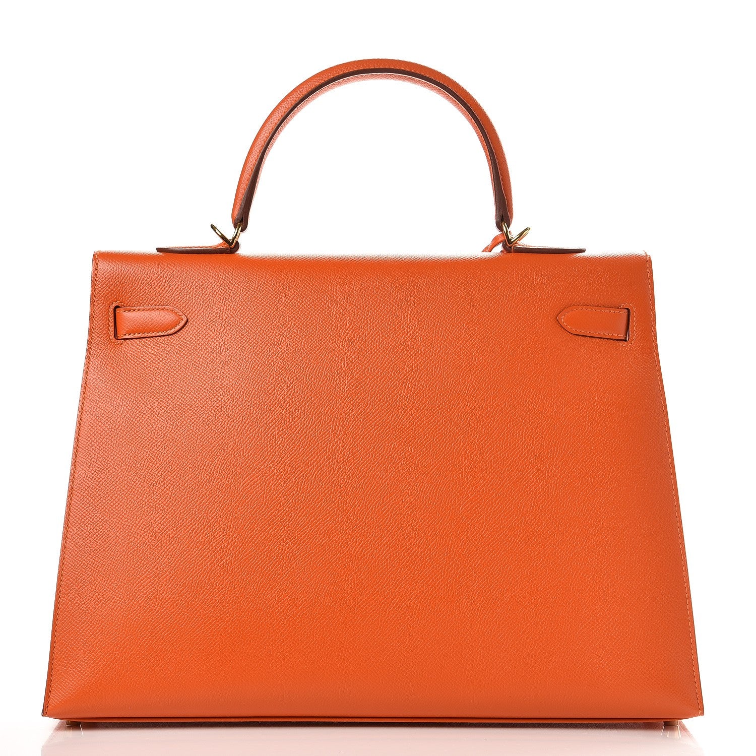 Hermes Epsom Kelly Sellier 35 Orange 5 of 37
