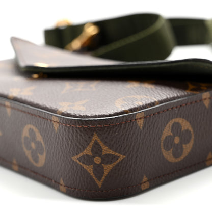 Louis Vuitton Monogram Felicie Strap & Go Kaki 9 of 10