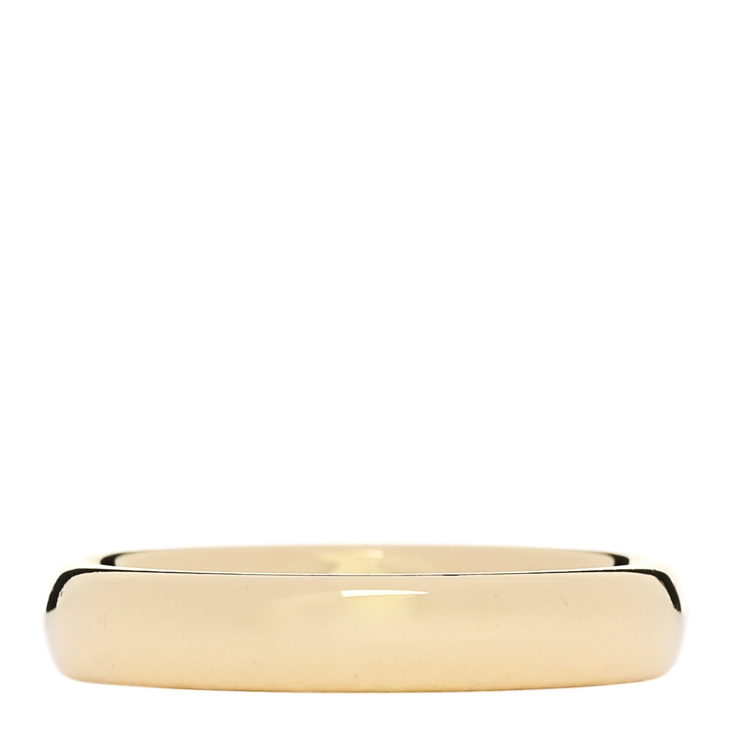 18K Yellow Gold 4mm Forever Wedding Band Ring 58 8.5