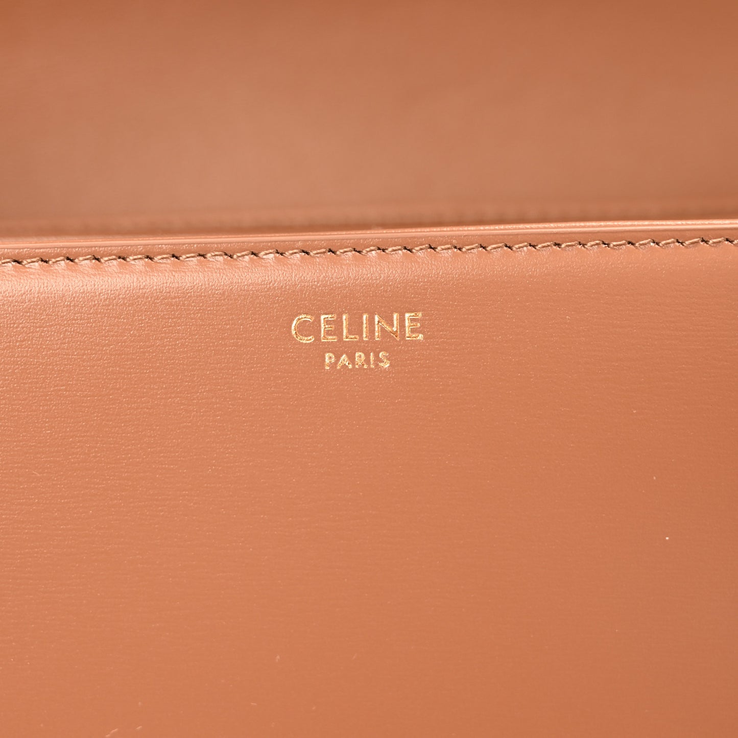 Shiny Calfskin Medium Triomphe Bronze