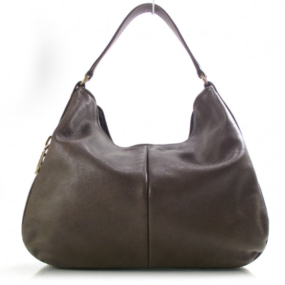 Taurillon Zip Hobo Bronze