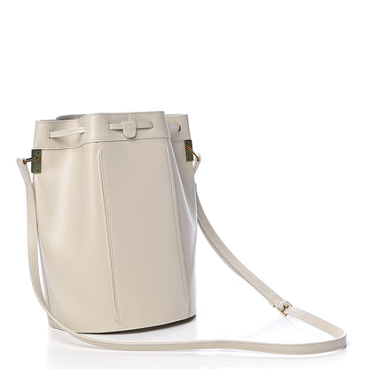 Saint Laurent Smooth Calfskin Medium Talitha Bucket Bag Vintage White 3 of 11