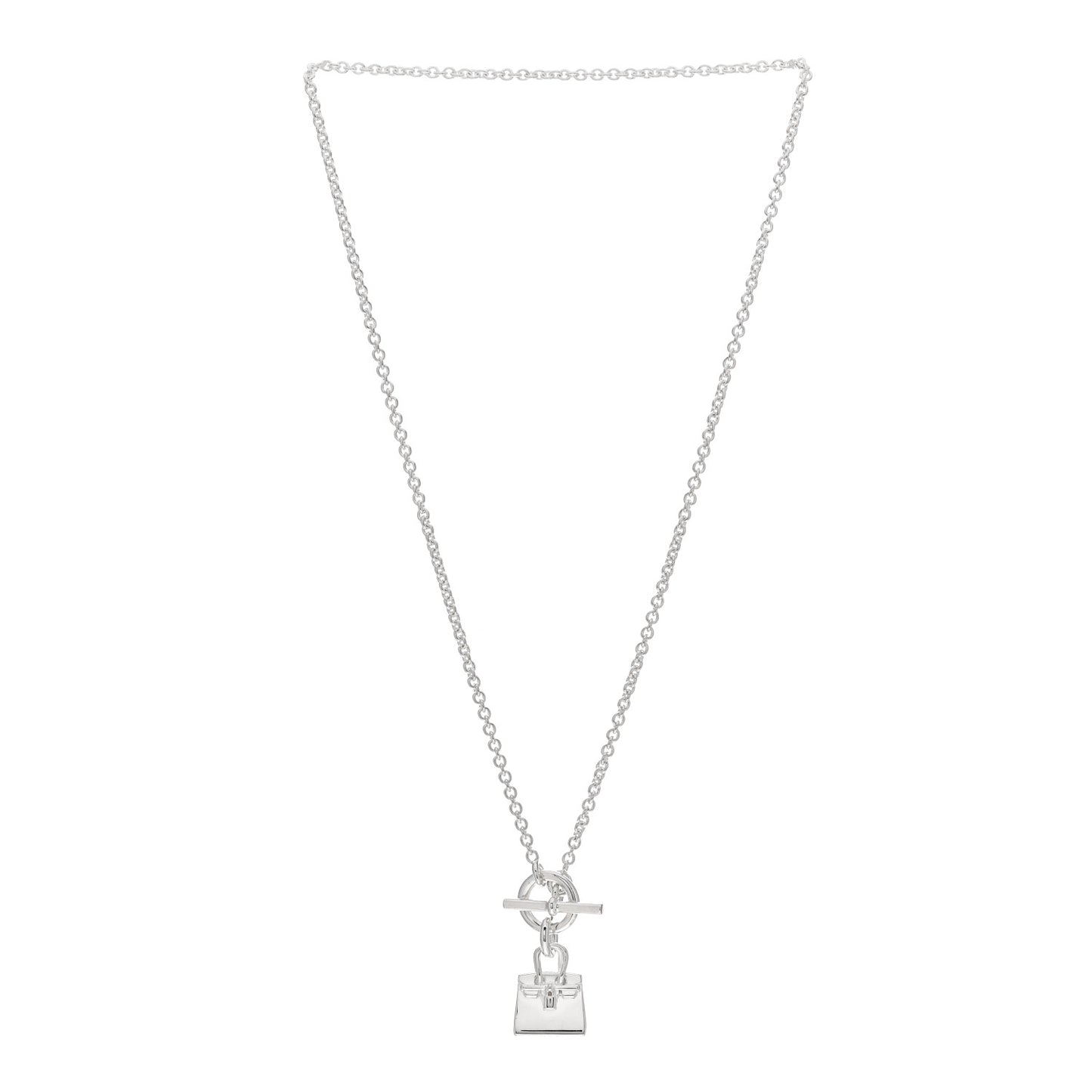 Sterling Silver Birkin Amulette Pendant Necklace