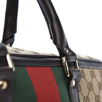 Gucci Monogram Web Briefcase Dark Brown 13 of 13