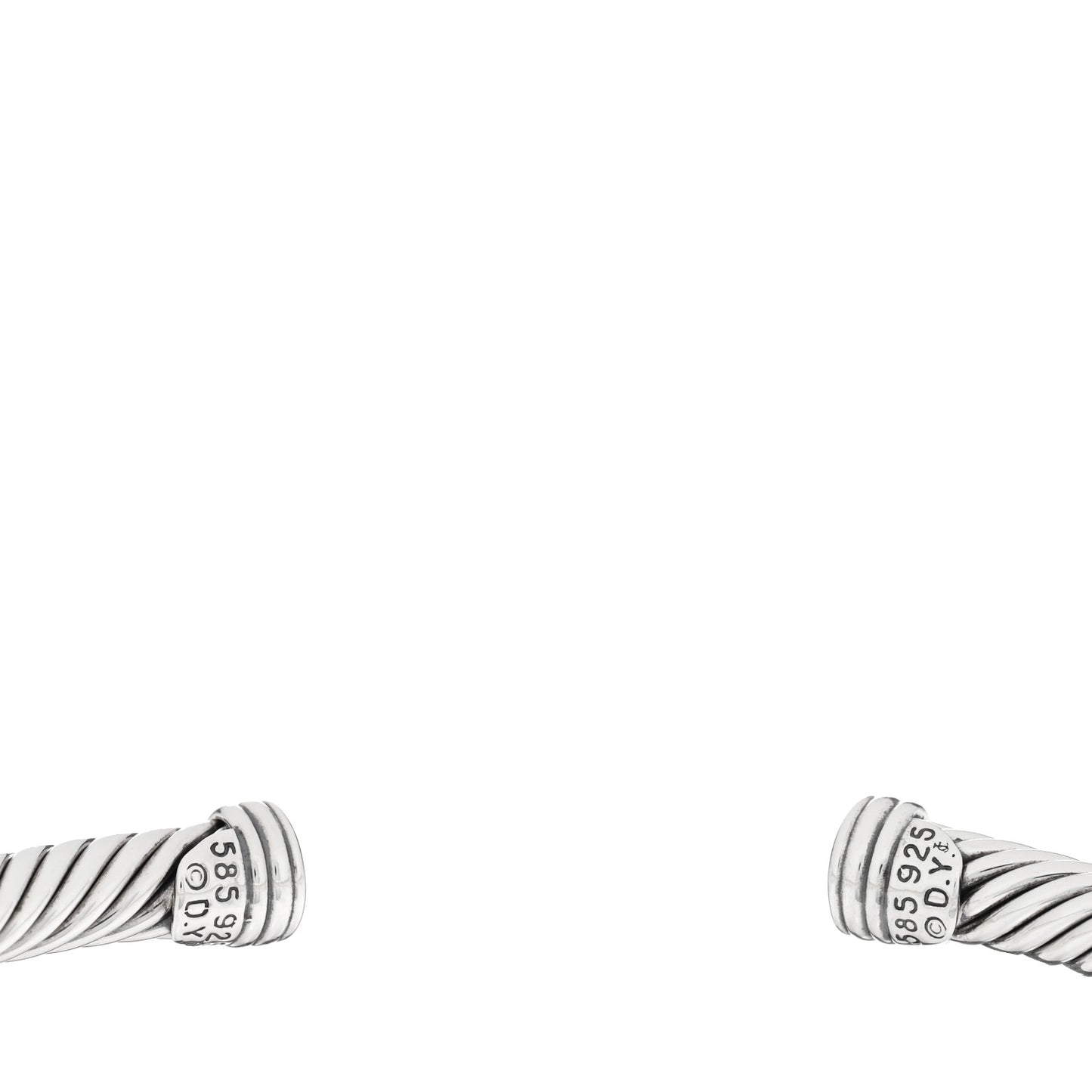Sterling Silver 14K Yellow Gold 5mm X Station Cable Bracelet