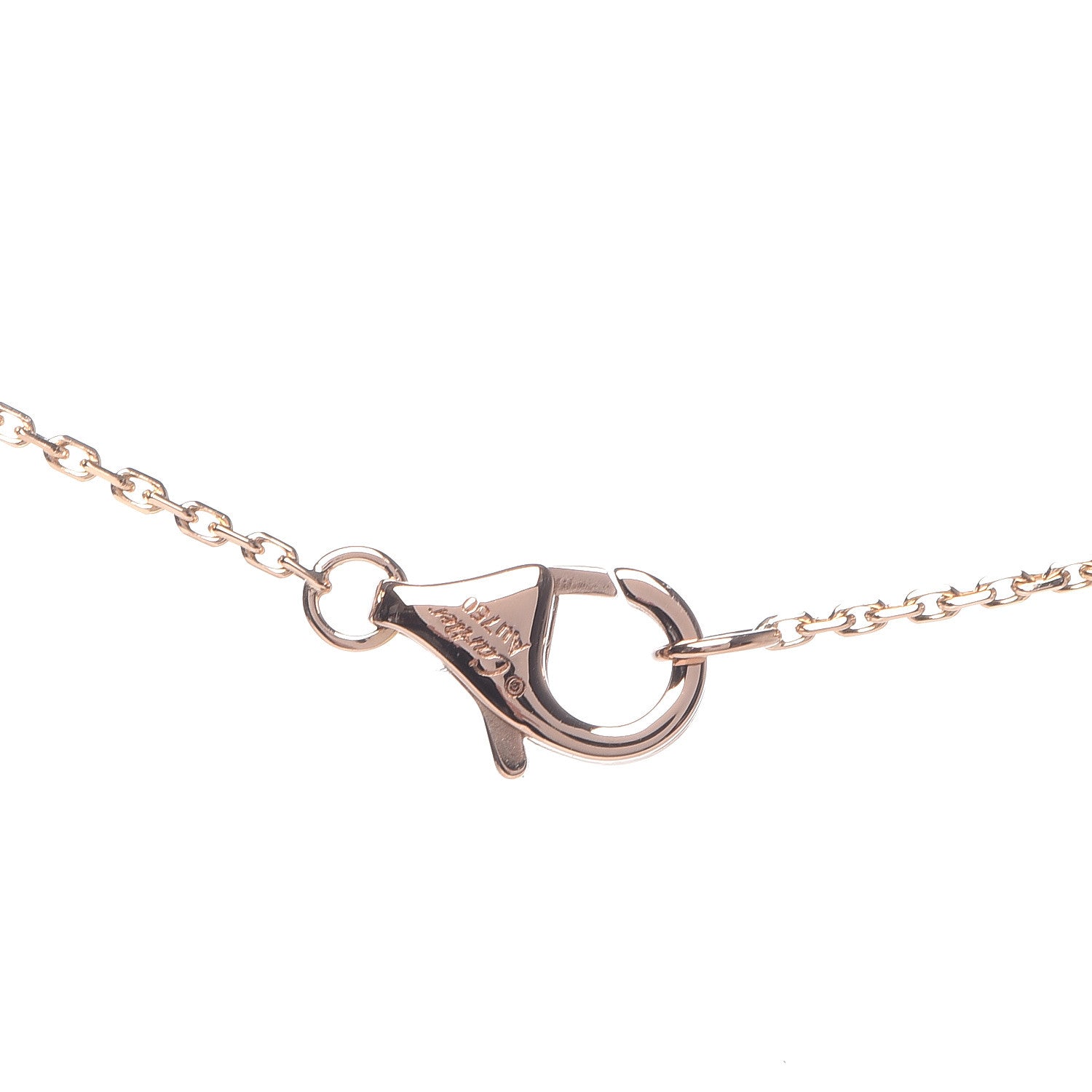 Cartier 18K Pink Gold Diamond Black Onyx XS Amulette de Cartier Pendant Necklace 6 of 7
