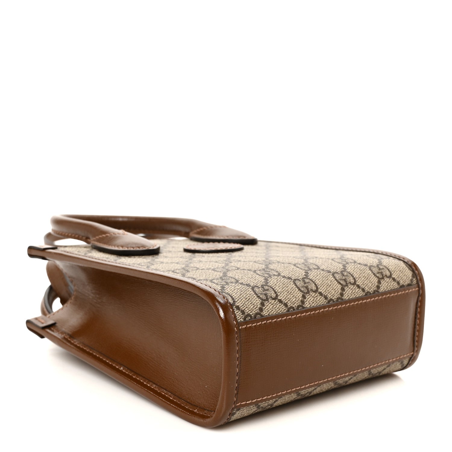 Gucci GG Supreme Monogram Azalea Calfskin Mini Retro Interlocking