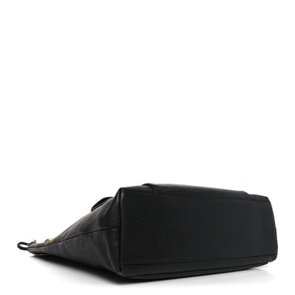 Chanel Caviar Flap Shoulder Bag Black 4 of 9