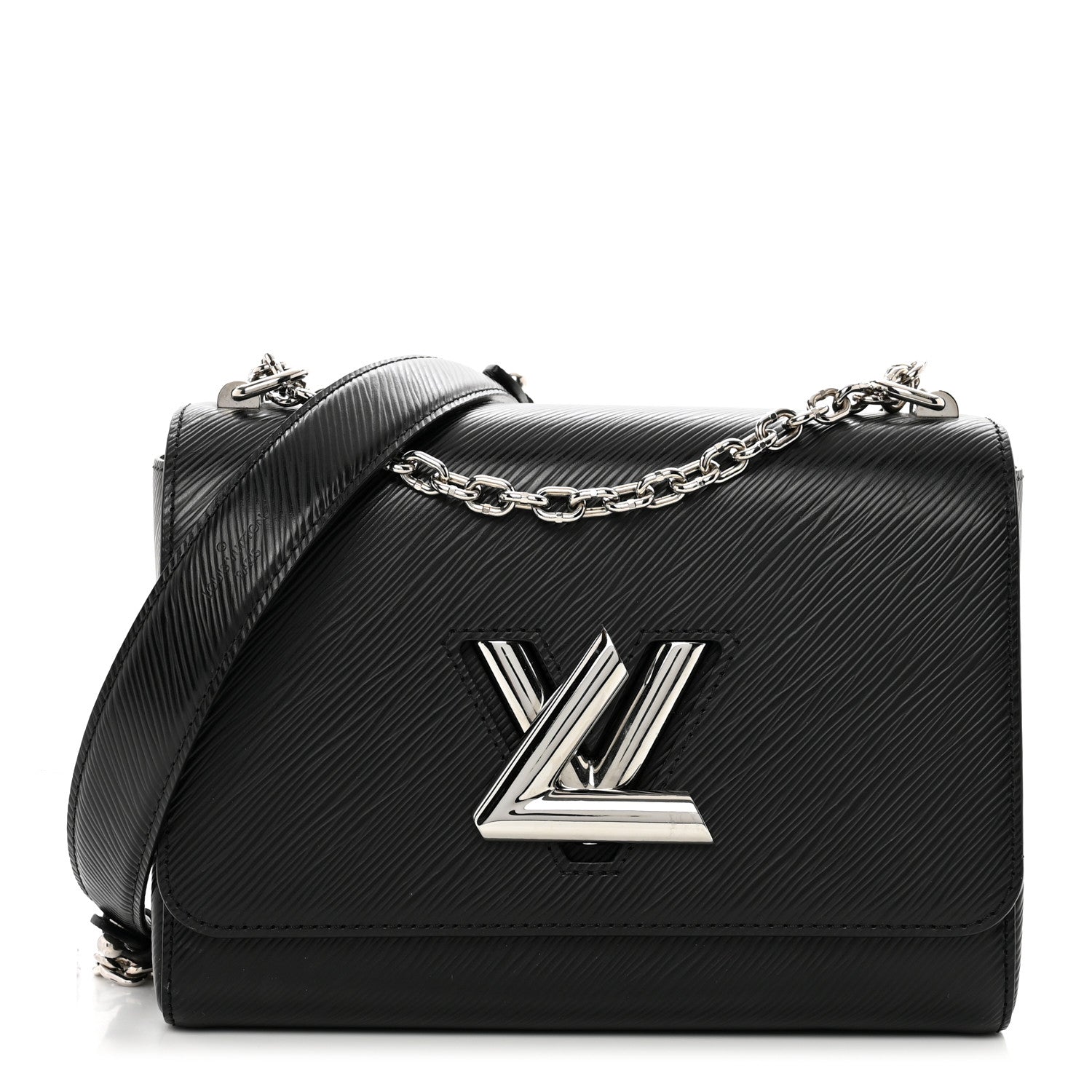 Louis Vuitton Epi Twist Shoulder Bag MM Black 1 of 8