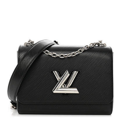 Louis Vuitton Epi Twist Shoulder Bag MM Black 1 of 8