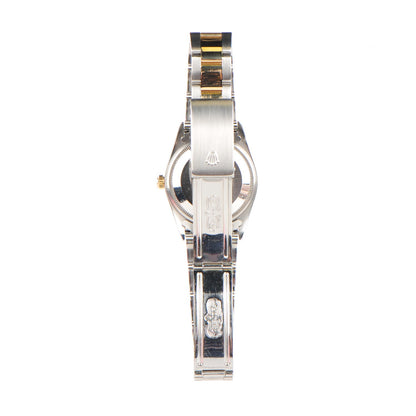Rolex Stainless Steel 18K Yellow Gold 34mm Oyster Perpetual Date Watch White 15203 4 of 7