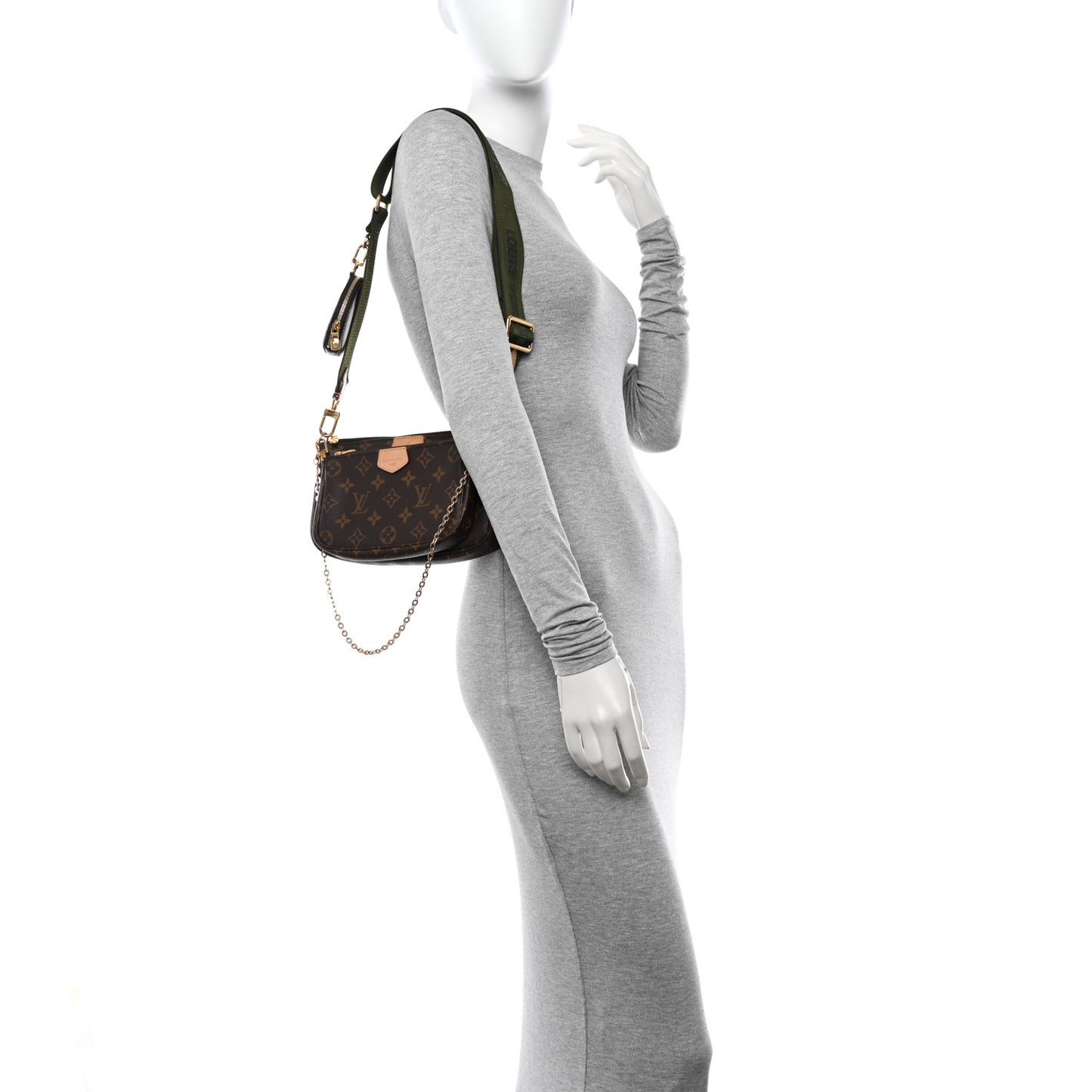 Monogram Multi Pochette Accessories Kaki