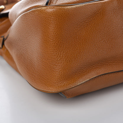 Chloe Grained Lambskin Medium Lexa Shoulder Bag Mustard Brown 13 of 16