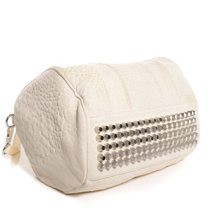 Alexander Wang Pebbled Lambskin Rocco Bone w Rhodium Hardware 4 of 9
