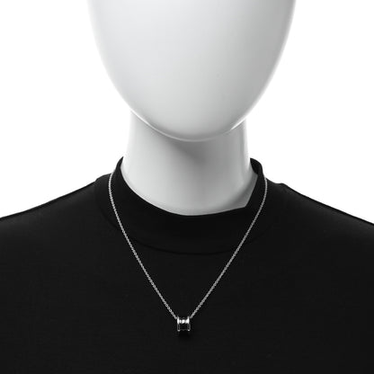 Bulgari Sterling Silver Ceramic Save The Children Pendant Necklace 2 of 4