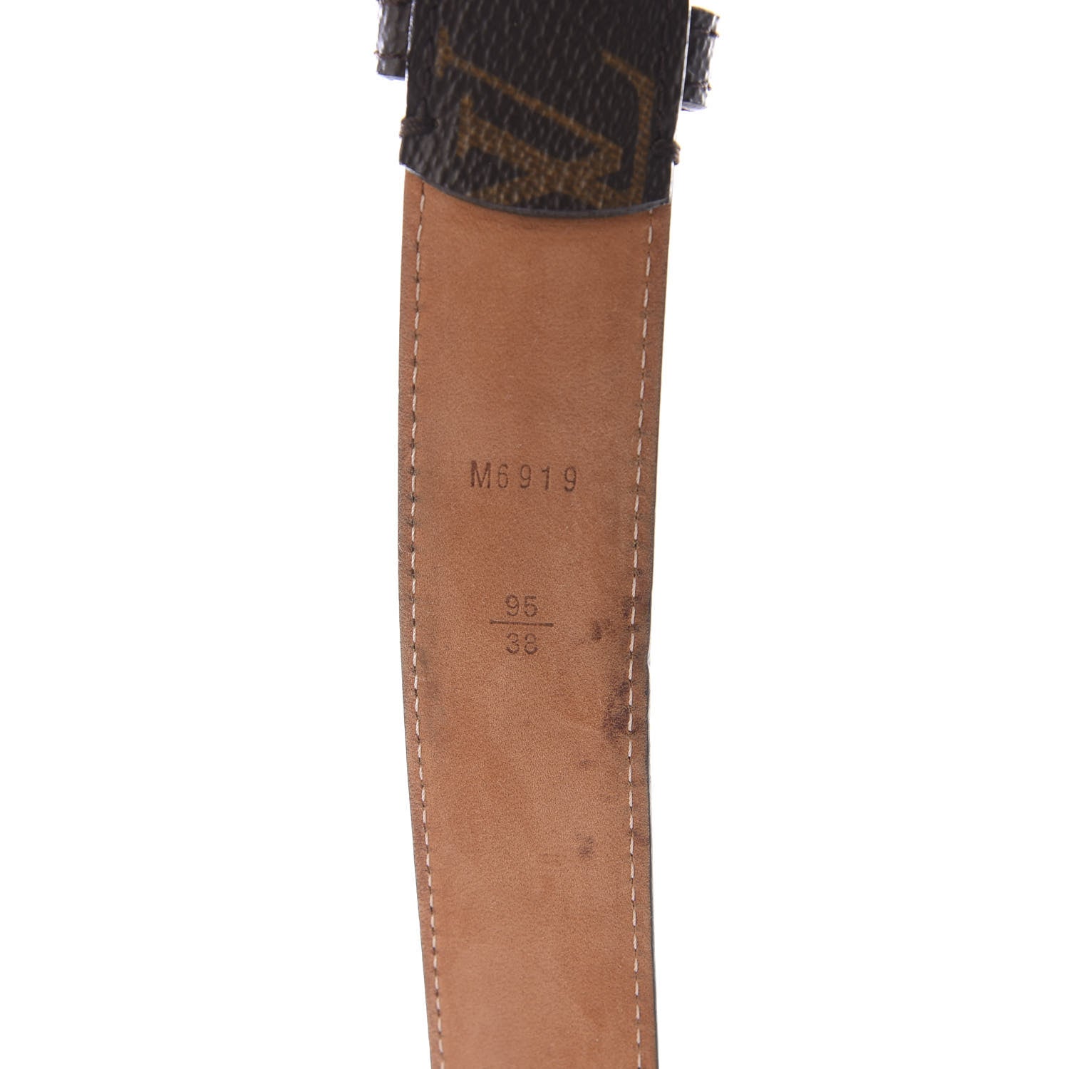 Louis Vuitton Monogram Ellipse Belt 95 38 7 of 7