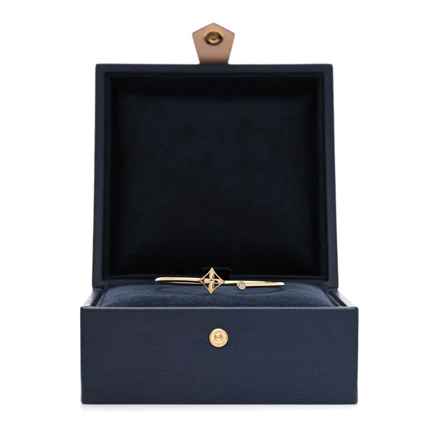 18K Yellow Gold Diamond Idylle Blossom Twist Bracelet
