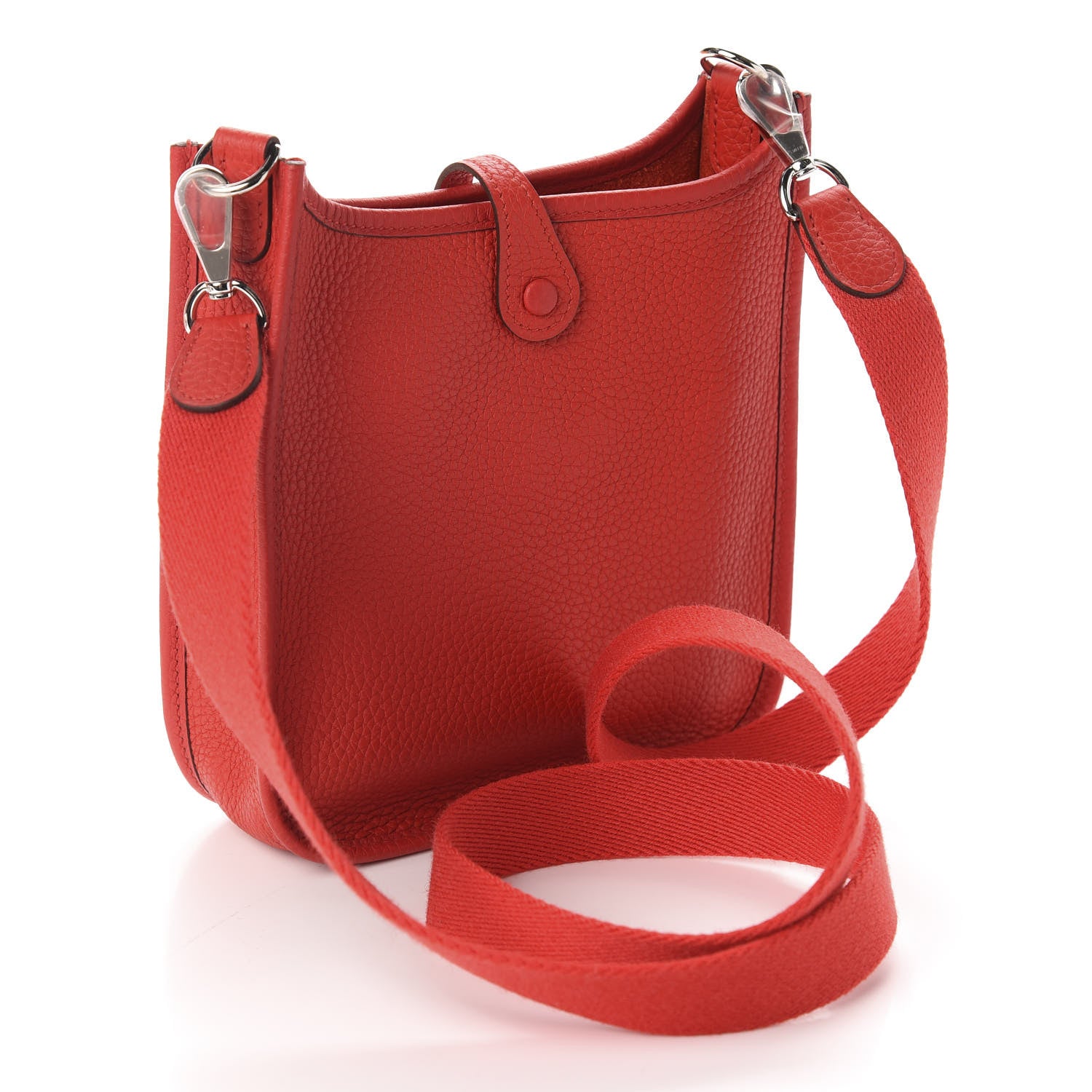 Hermes Taurillon Clemence Evelyne TPM Rouge de Coeur 3 of 11