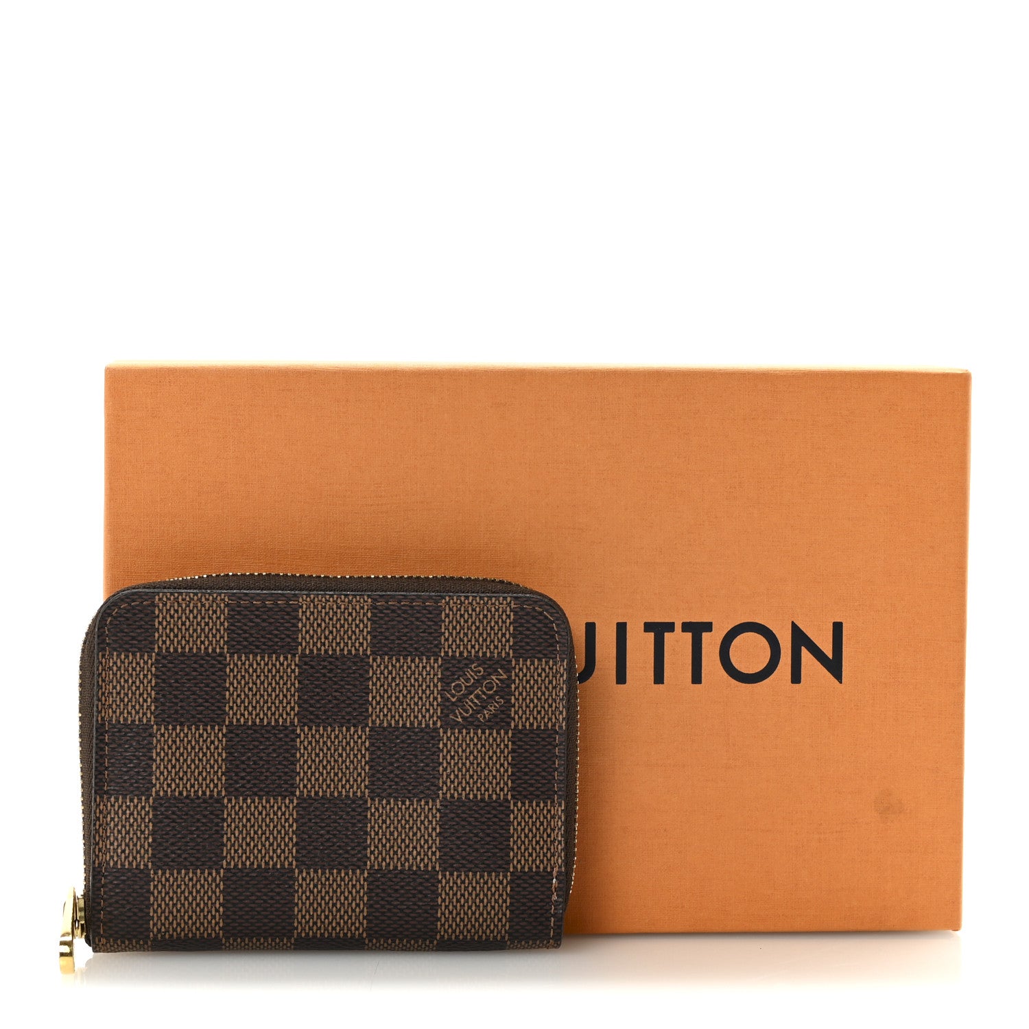 Louis Vuitton Damier Ebene Zippy Coin Purse Rose Ballerine 7 of 7