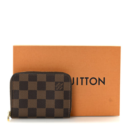 Louis Vuitton Damier Ebene Zippy Coin Purse Rose Ballerine 7 of 7