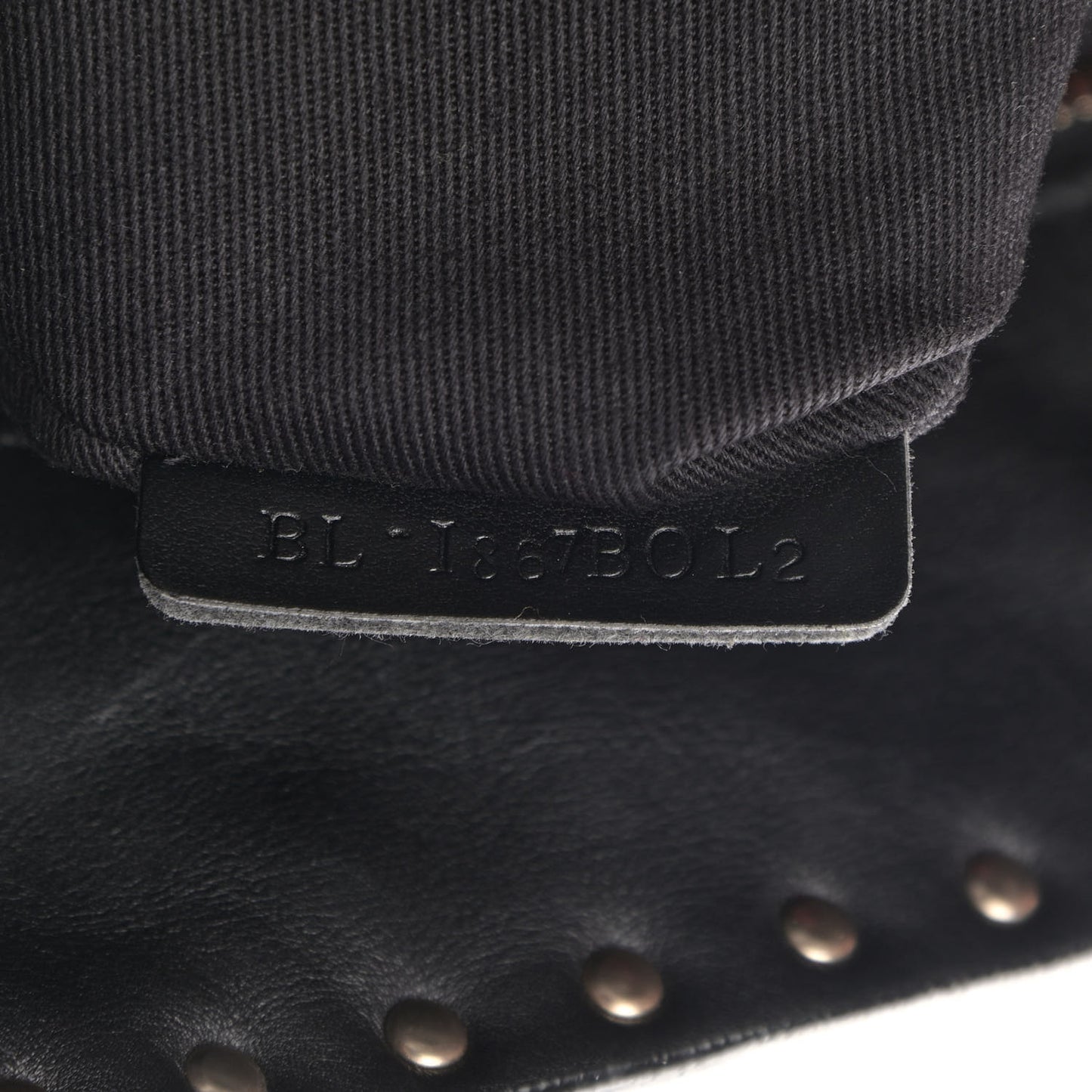 Vitello Rockstud Crossbody Tote Black