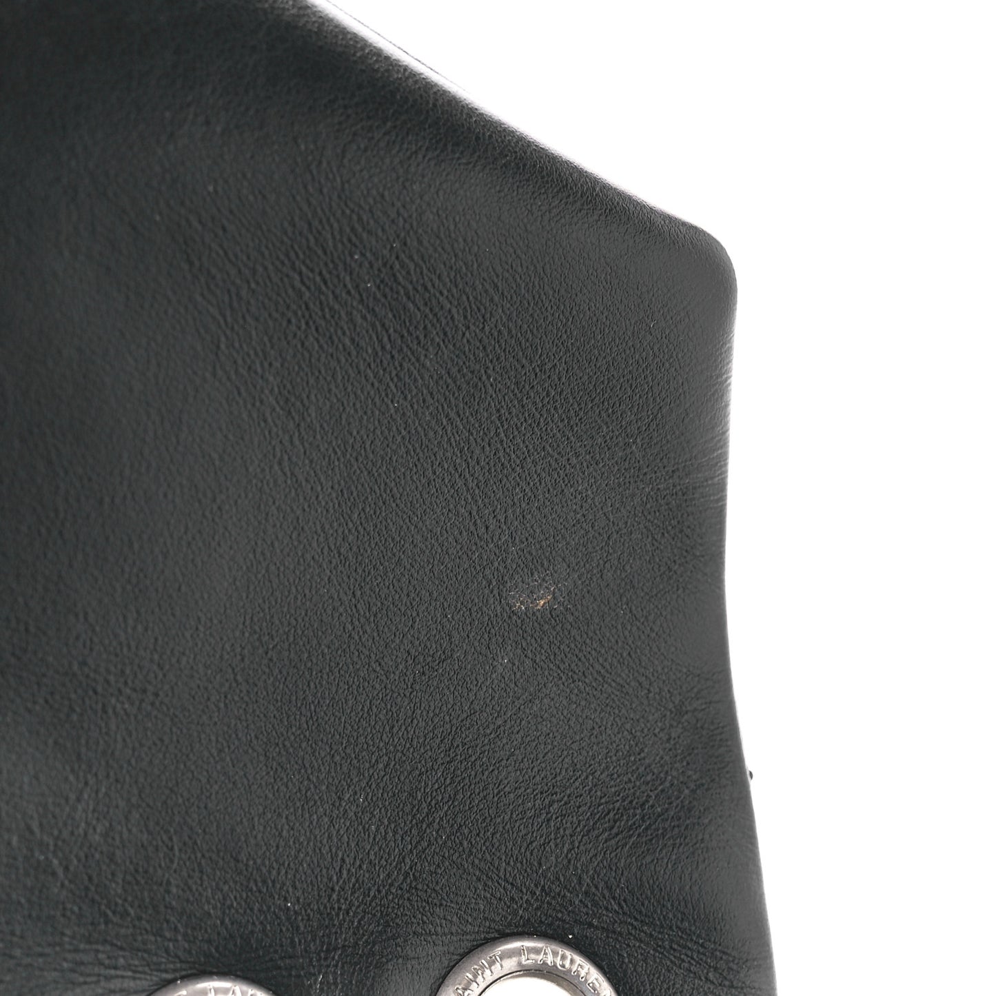 Calfskin Y Quilted Monogram Medium Loulou Chain Satchel Black