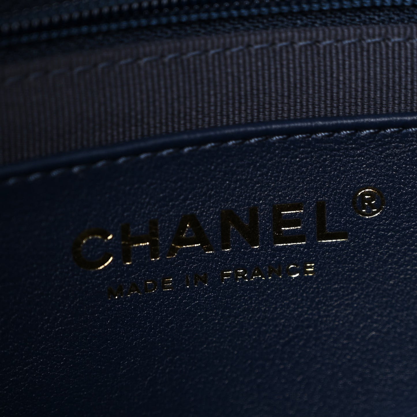 Washed Denim Quilted Messenger Flap Blue