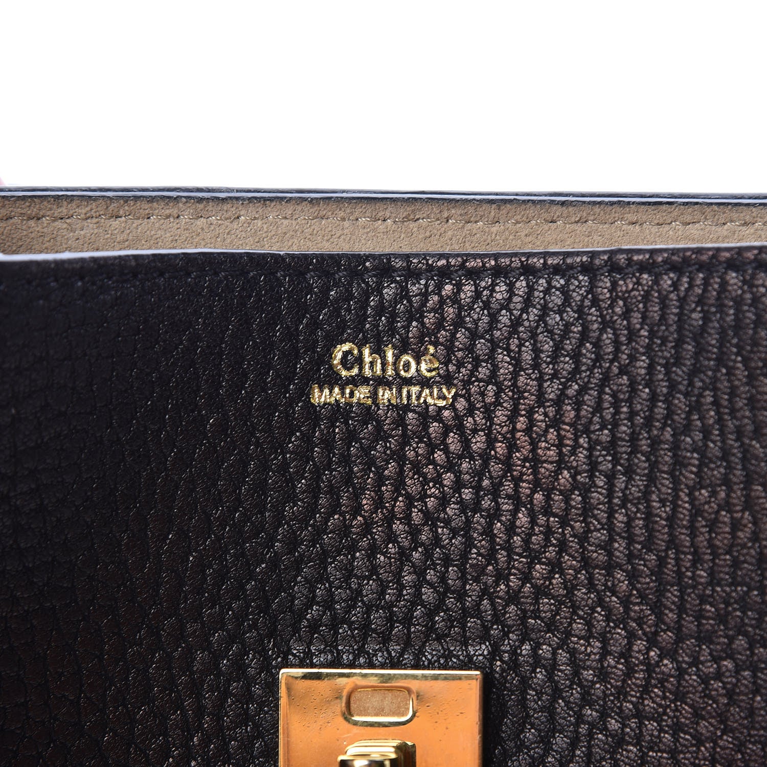Chloe Grained Lambskin Mini Drew Shoulder Bag Black 6 of 9