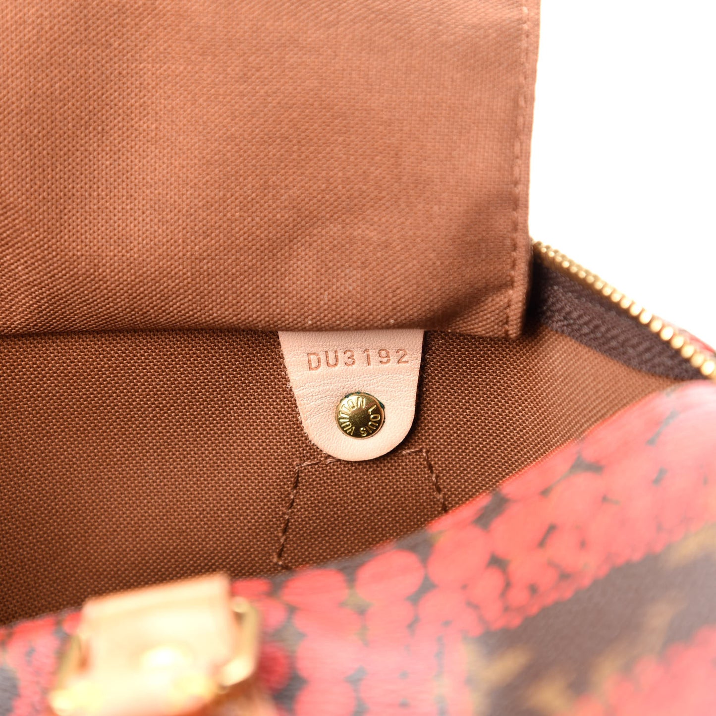 Monogram Kusama Town Speedy 30 Red