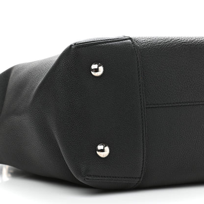 Louis Vuitton Veau Cachemire Soft Lockit MM Black 9 of 12