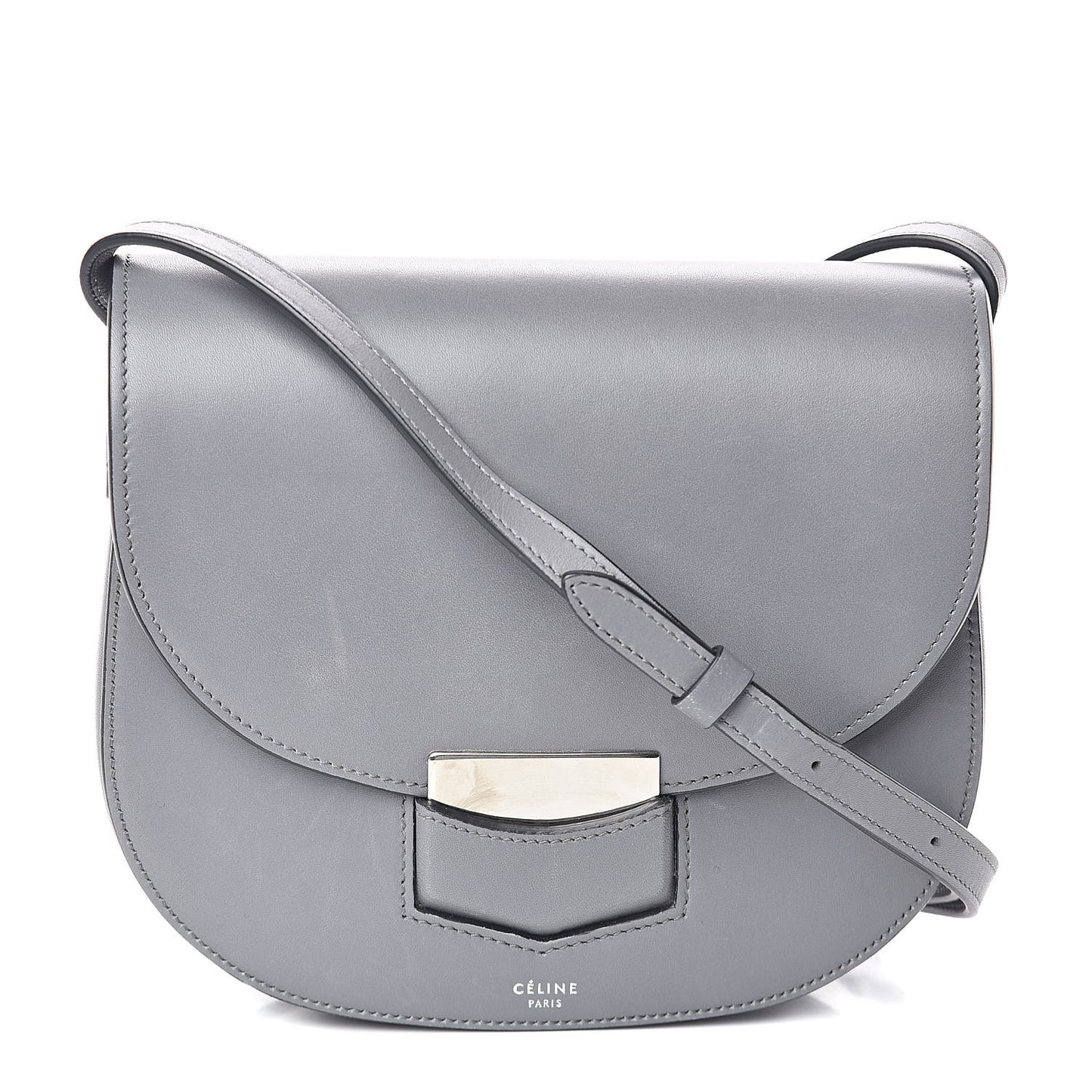 Smooth Calfskin Small Trotteur Storm