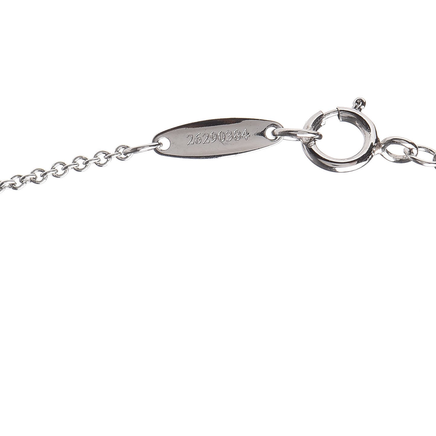 Platinum Diamond .27ct Elsa Peretti Diamonds by the Yard Pendant Necklace