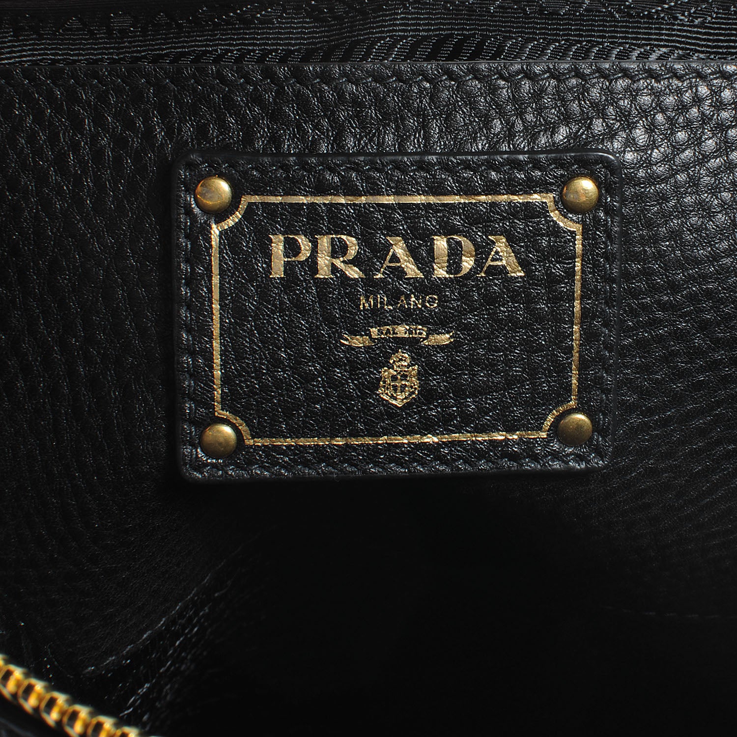 Prada Vitello Daino Shoulder Bag Nero Black 7 of 10