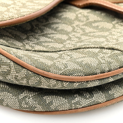 Christian Dior Monogram Saddle Bag Green 9 of 12