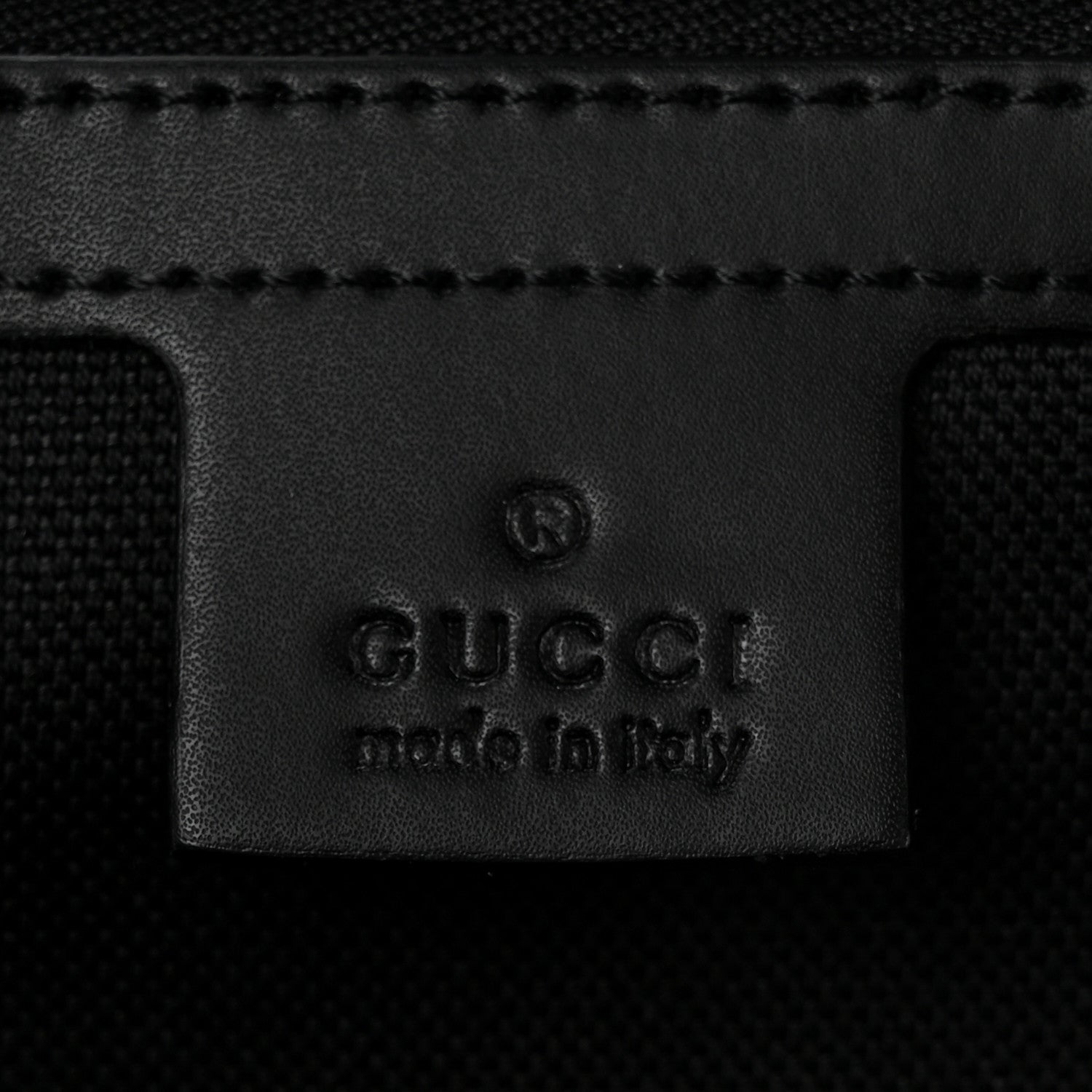 Gucci Soft GG Supreme Calfskin Web Medium Carry On Duffle Bag Black Grey 5 of 18