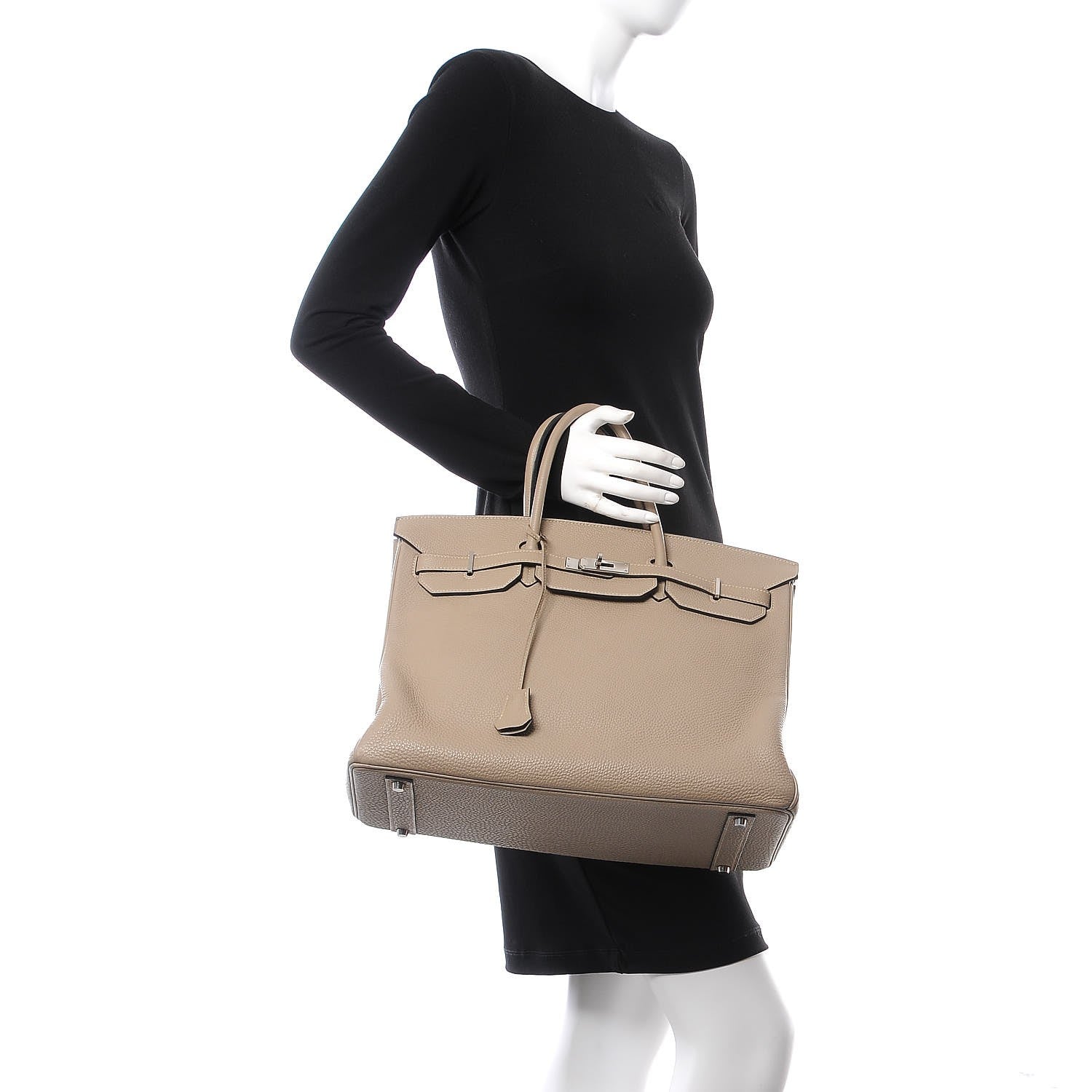 Hermes Taurillon Clemence Birkin 40 Gris Tourterelle 2 of 33