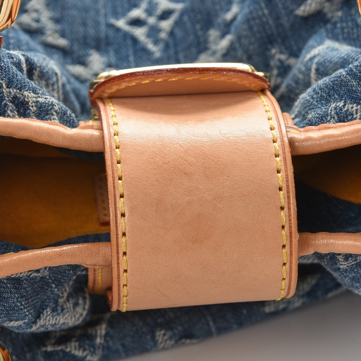 Louis Vuitton Monogram Denim Pleaty Blue 7 of 10