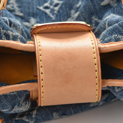 Louis Vuitton Monogram Denim Pleaty Blue 7 of 10
